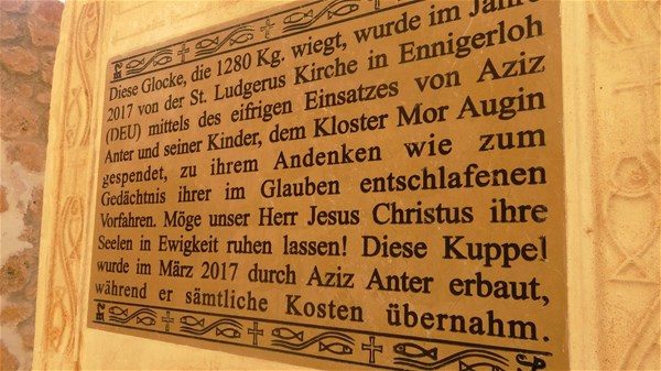 Türkiye`nin en büyük kilise çanı