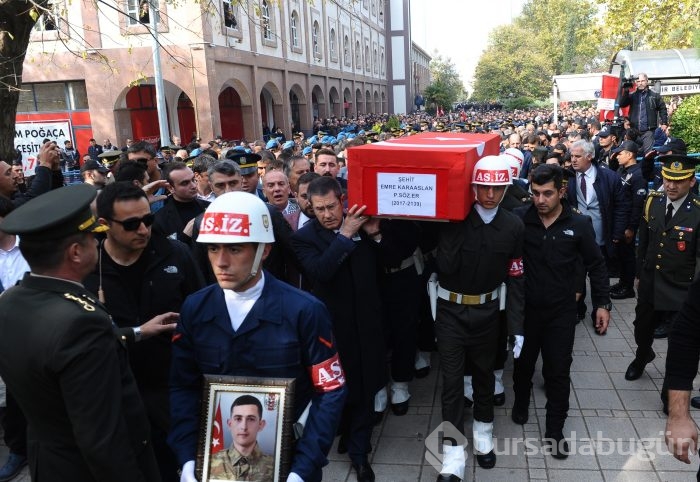 Bursa şehidini sonsuzluğa uğurladı!