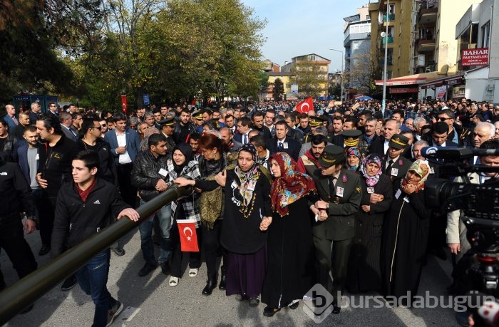 Bursa şehidini sonsuzluğa uğurladı!