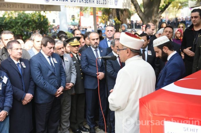Bursa şehidini sonsuzluğa uğurladı!