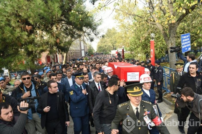 Bursa şehidini sonsuzluğa uğurladı!