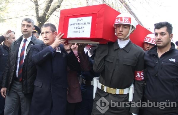 Bursa şehidini sonsuzluğa uğurladı!