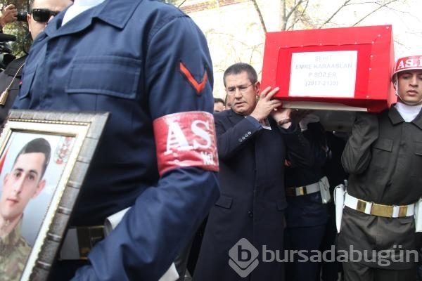 Bursa şehidini sonsuzluğa uğurladı!