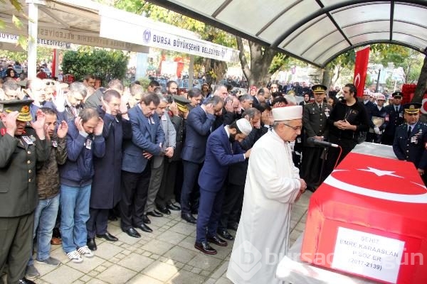 Bursa şehidini sonsuzluğa uğurladı!