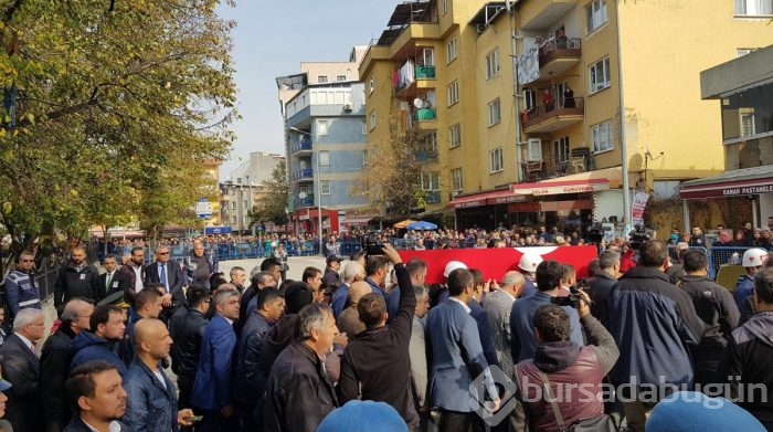 Bursa şehidini sonsuzluğa uğurladı!