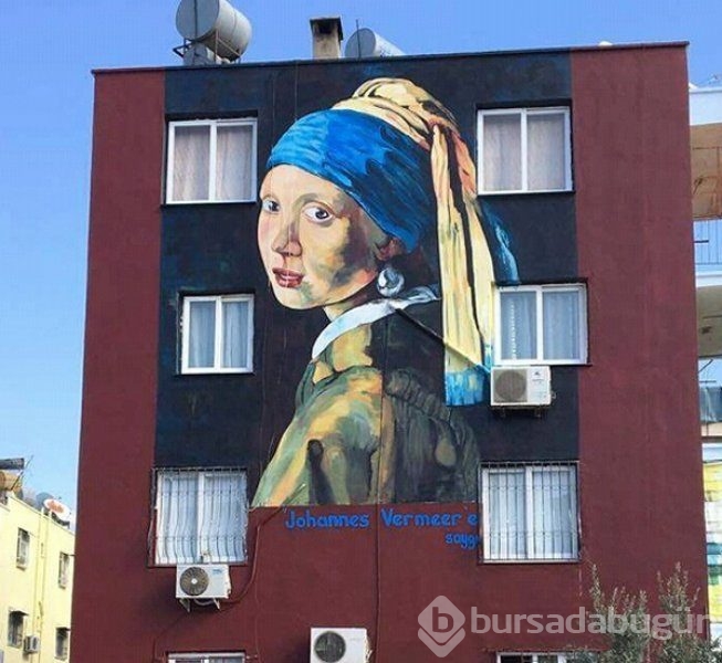 Binalar grafiti ile güzelleşiyor