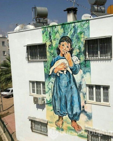 Binalar grafiti ile güzelleşiyor