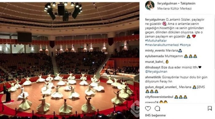 Ünlülerin instagram paylaşımları (06.11.2017)