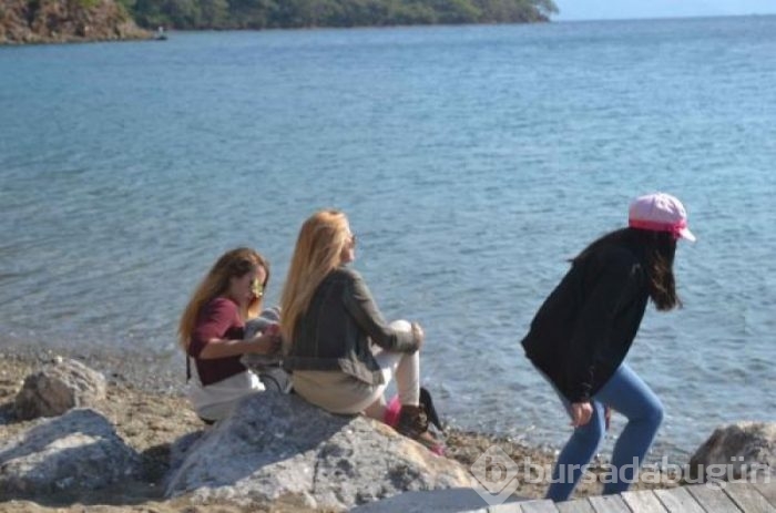 Kasım'da deniz keyfi