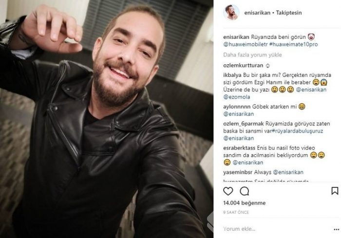 Ünlülerin instagram paylaşımları (07.11.2017)