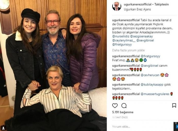 Ünlülerin instagram paylaşımları (07.11.2017)