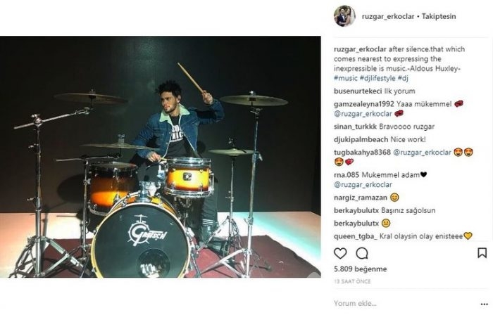 Ünlülerin instagram paylaşımları (07.11.2017)