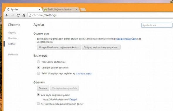 Chrome'un az bilinen özellikleri