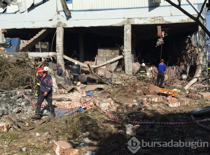 Bursa'da fabrikada patlama oldu!	