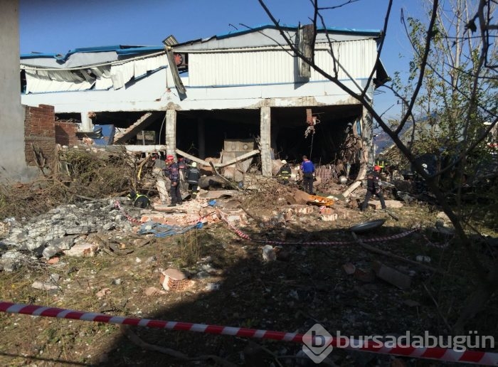 Bursa'da fabrikada patlama oldu!	