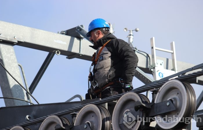 Bursa'da teleferikte ölümüne bakım	