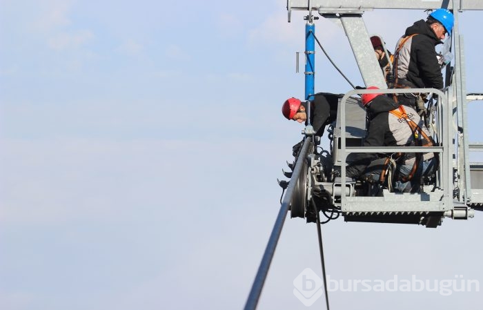 Bursa'da teleferikte ölümüne bakım	