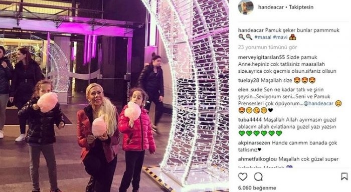 Ünlülerin instagram paylaşımları
