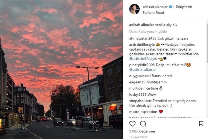 Ünlülerin İnstagram paylaşımları (14.11.2017)