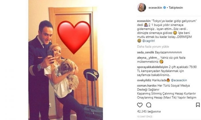 Ünlülerin İnstagram paylaşımları (14.11.2017)