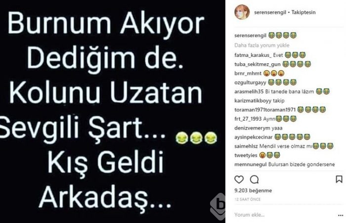 Ünlülerin İnstagram paylaşımları (15.11.2017)