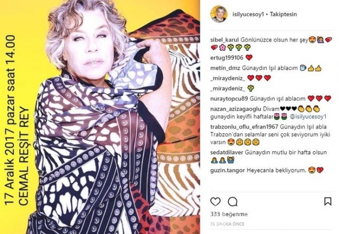 Ünlülerin İnstagram paylaşımları (20.11.2017)
