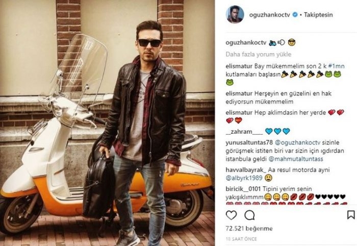Ünlülerin İnstagram paylaşımları (21.11.2017)