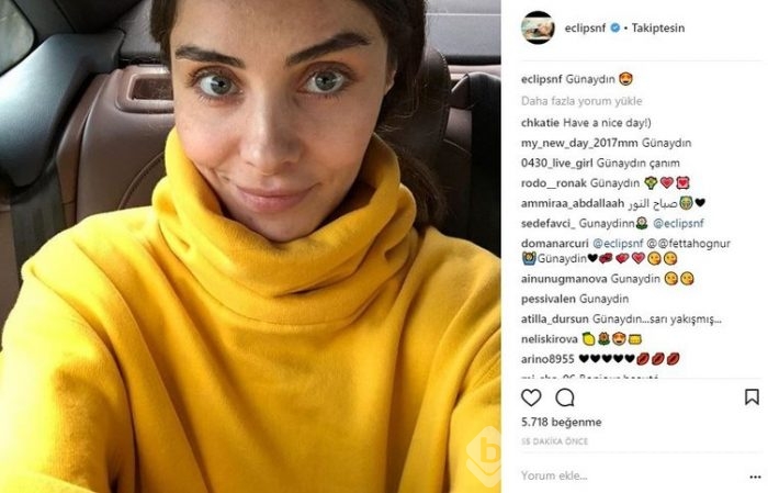Ünlülerin İnstagram paylaşımları (27.11.2017)