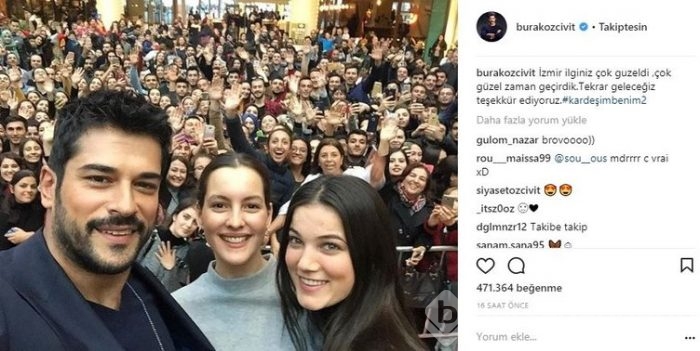 Ünlülerin İnstagram paylaşımları (27.11.2017)