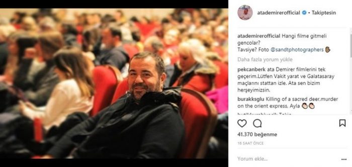 Ünlülerin İnstagram paylaşımları (27.11.2017)