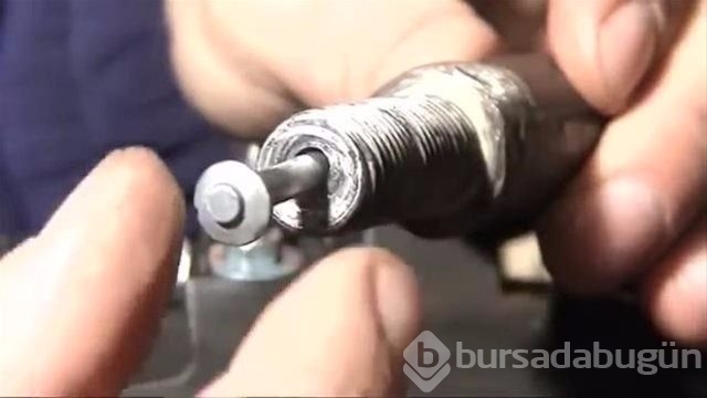 Kendi kar lastiğini kendisi yaptı