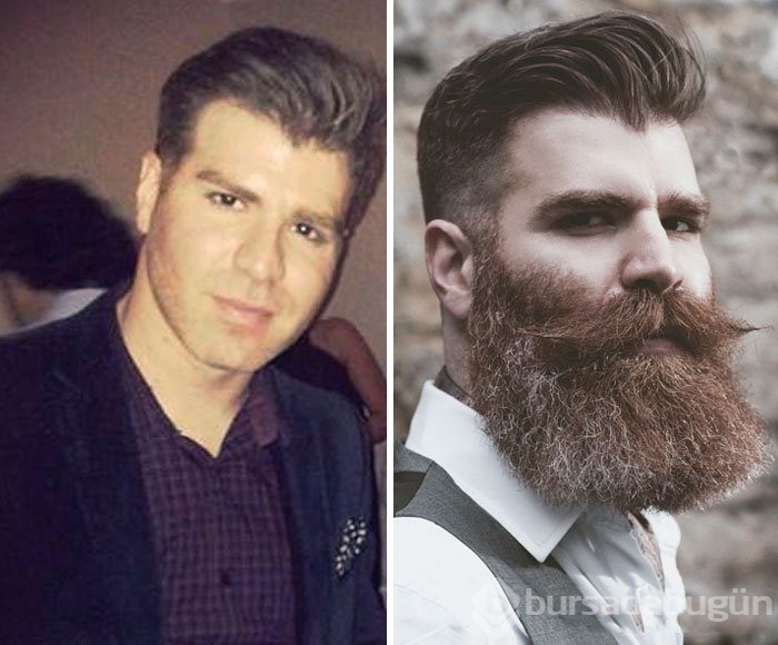 Erkeklerin sakalla inanılmaz değişimi