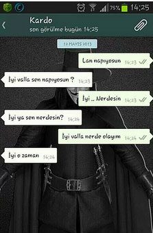 Komik WhatsApp konuşmaları