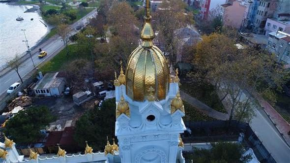 Demir Kilise'nin son durumu havadan görüntülendi