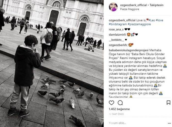 Ünlülerin Instagram paylaşımları (29.11.2017)