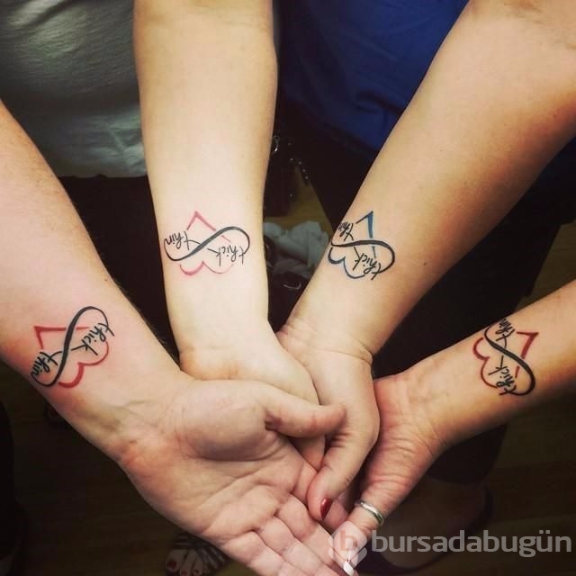 Yakın arkadaşların yaptırdıkları dövmeler