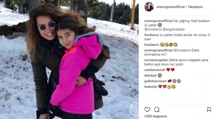 Ünlülerin Instagram paylaşımları (04.12.2017)
