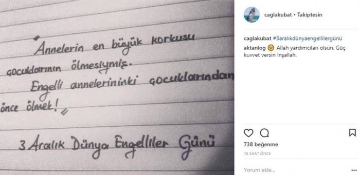 Ünlülerin Instagram paylaşımları (04.12.2017)