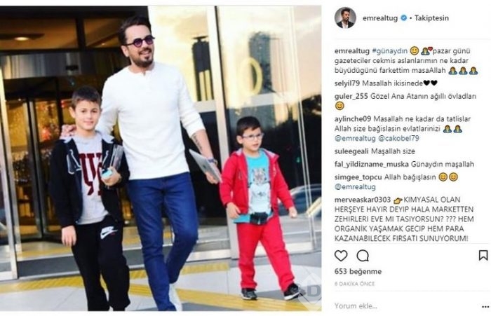 Ünlülerin Instagram paylaşımları (05.12.2017)