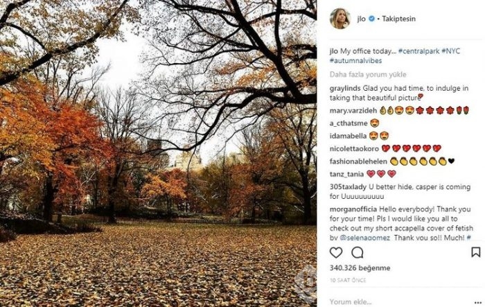 Ünlülerin Instagram paylaşımları (05.12.2017)
