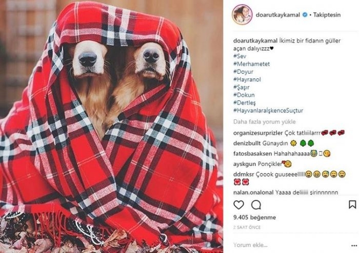 Ünlülerin Instagram paylaşımları (05.12.2017)