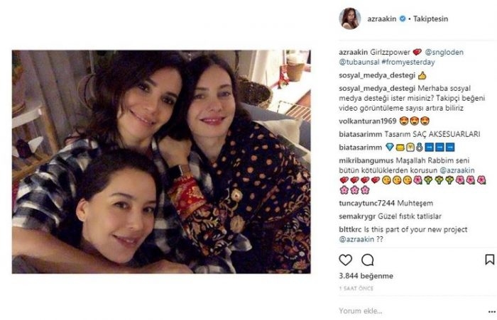 Ünlülerin Instagram paylaşımları (05.12.2017)