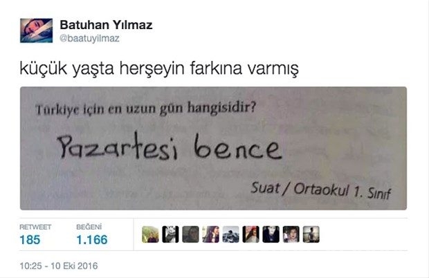 Çocukların verdiği ilginç cevaplar