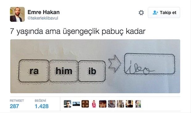 Çocukların verdiği ilginç cevaplar
