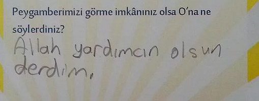 Çocukların verdiği ilginç cevaplar