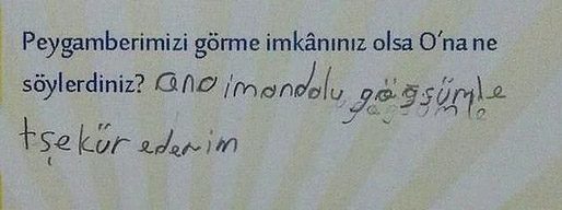 Çocukların verdiği ilginç cevaplar