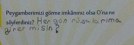 Çocukların verdiği ilginç cevaplar