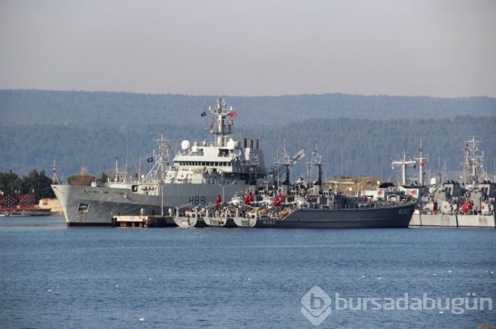 Türk donanması dosta güven düşmana korku saldı