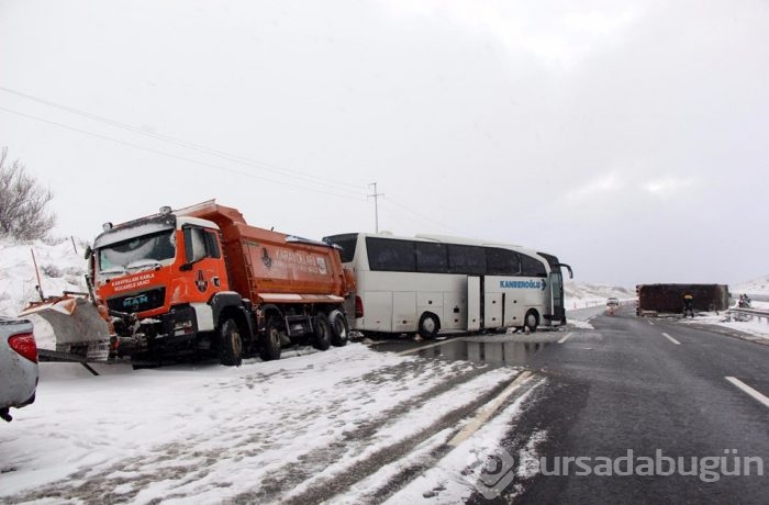 Ulaşıma kar engeli
