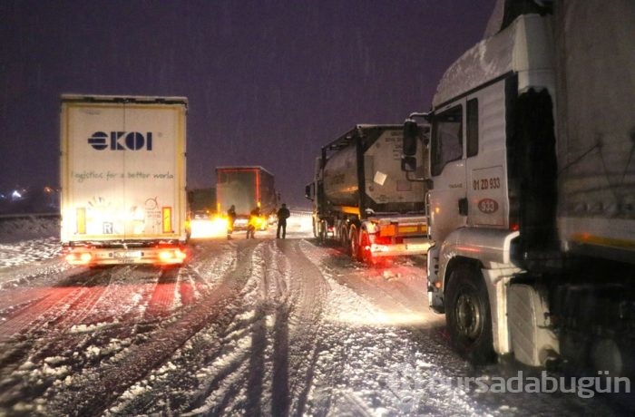 Ulaşıma kar engeli